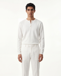 Core White Henley