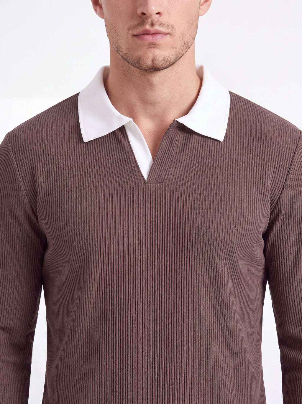 The Contrast Polo - Brown
