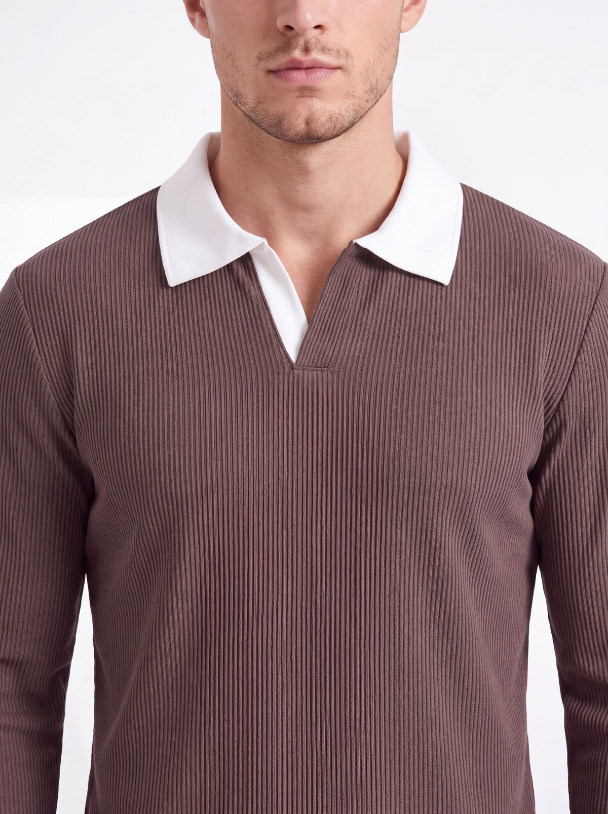 The Contrast Polo - Brown