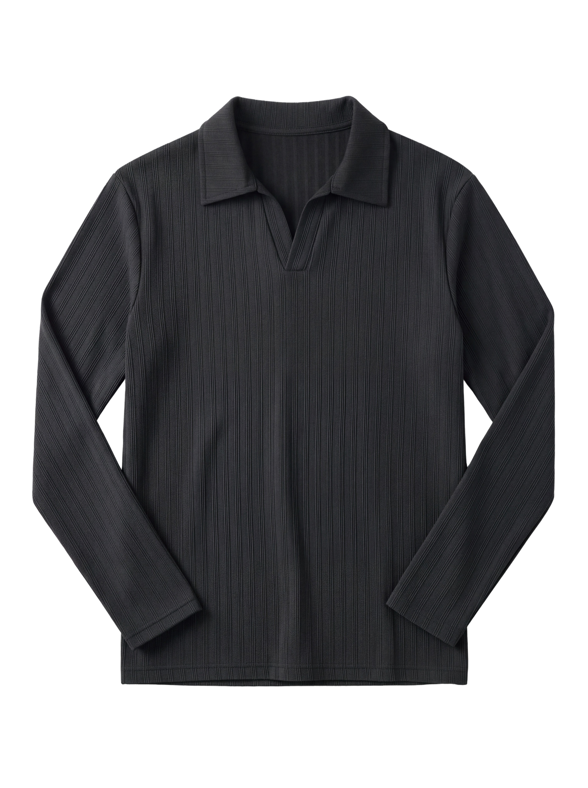Lined Polo - Black