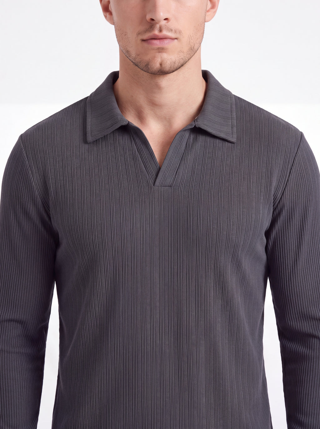Grayline Polo - Charcoal Gray