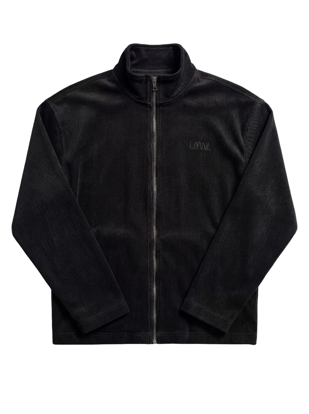 Black Cashmere Zip-Up