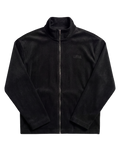 Black Cashmere Zip-Up