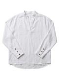 Split-Neck Linen Shirt