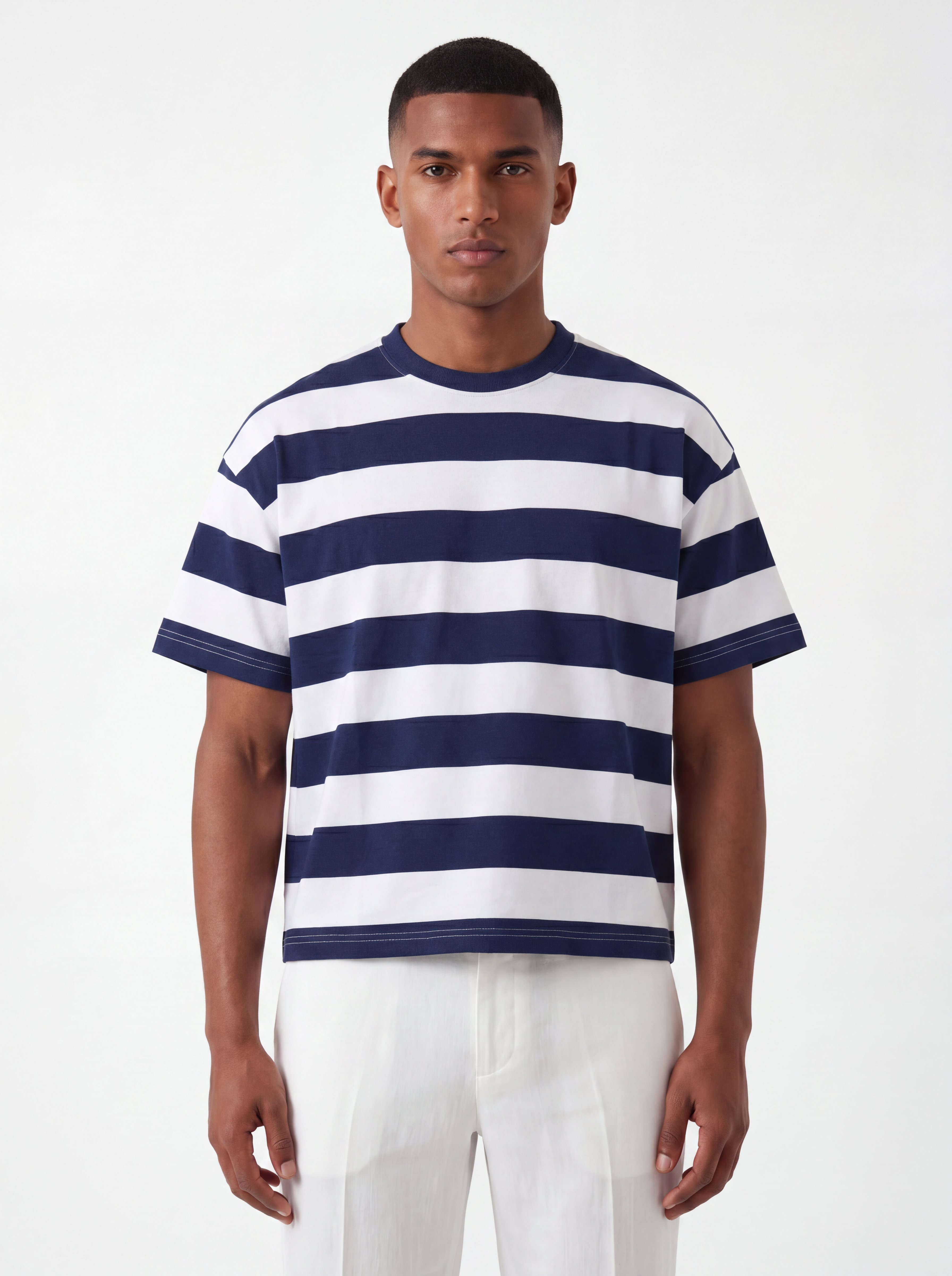 Mariner Stripe Box Tee